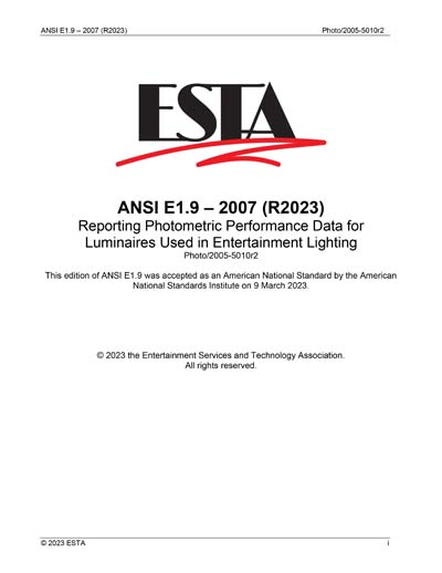 Standards PDF Cover Page