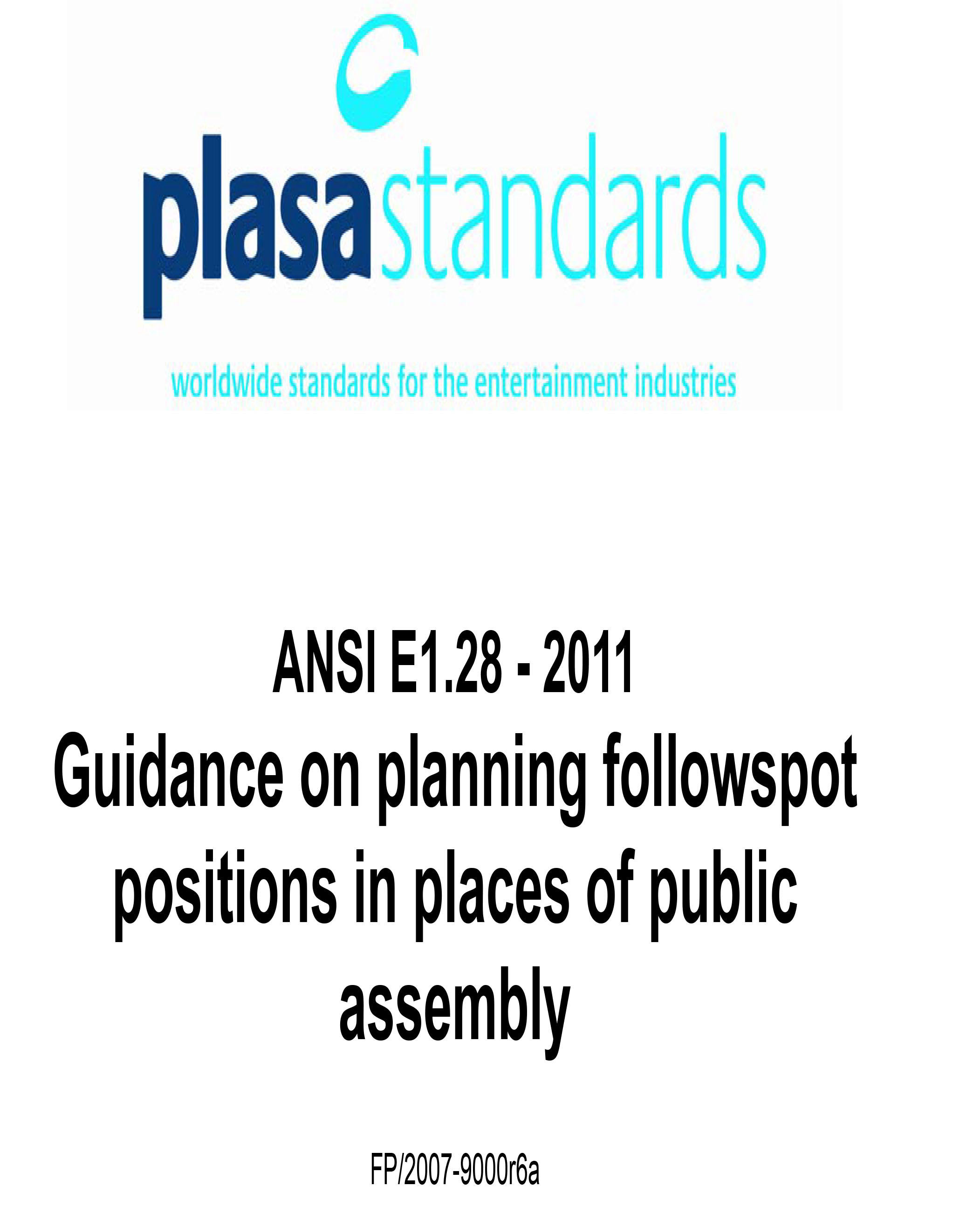 Standards PDF Cover Page