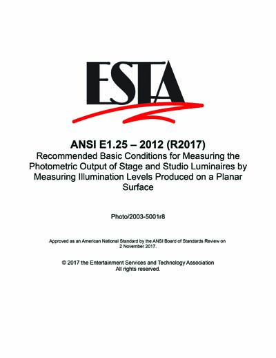 Standards PDF Cover Page