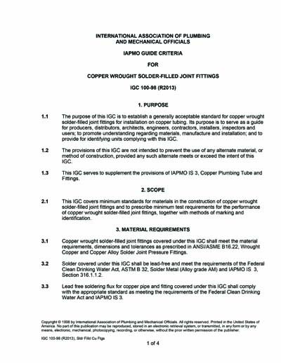 Standards PDF Cover Page