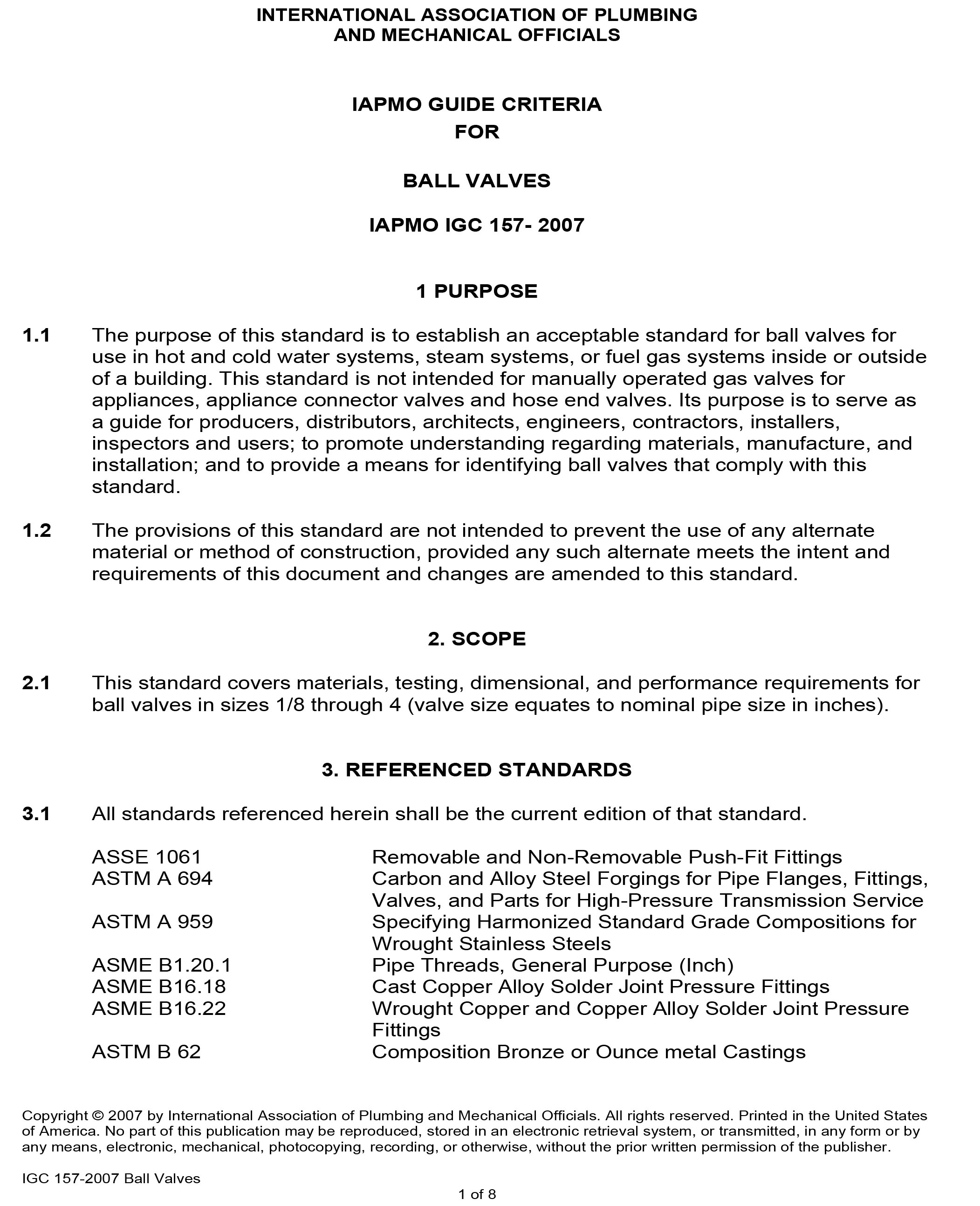 Standards PDF Cover Page