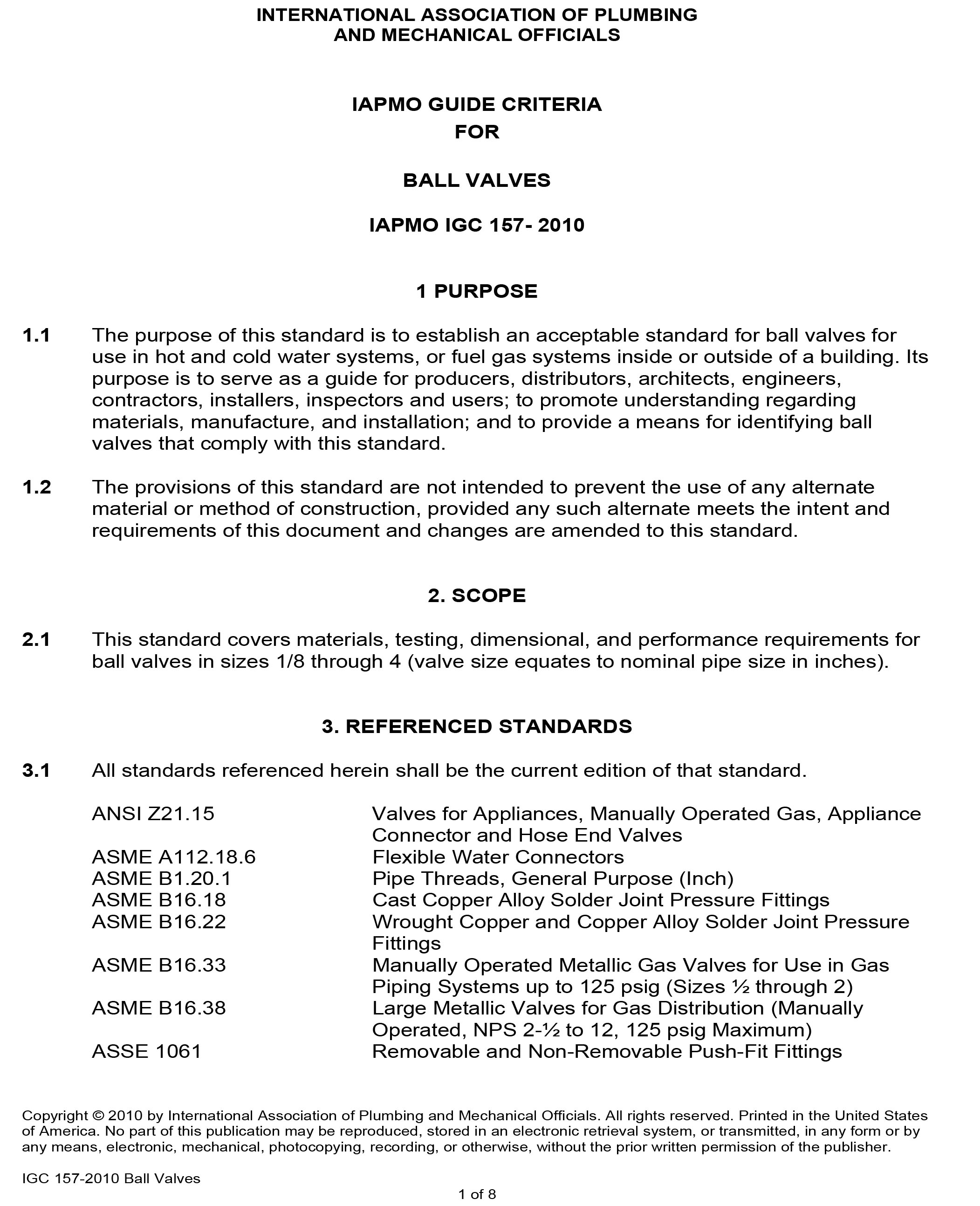 Standards PDF Cover Page