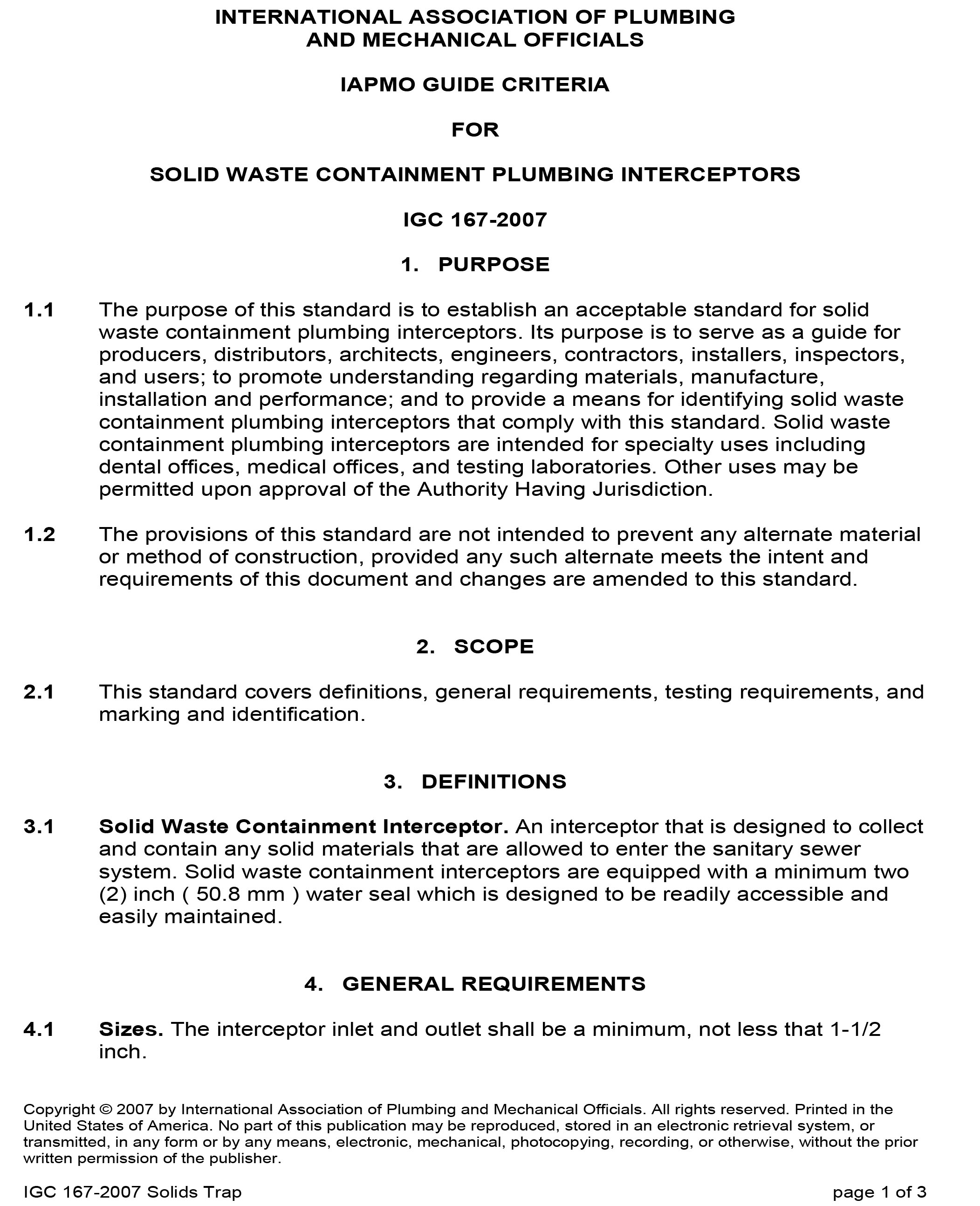 Standards PDF Cover Page