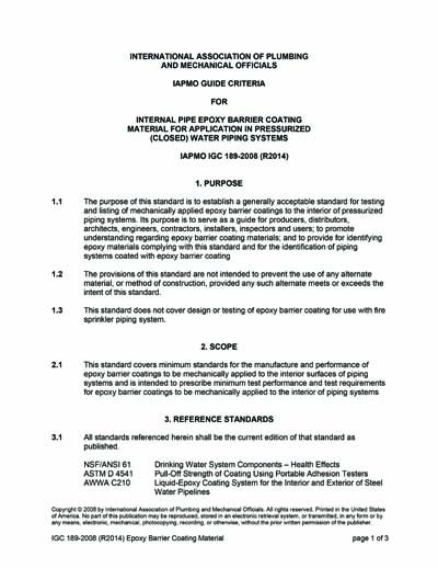 Standards PDF Cover Page