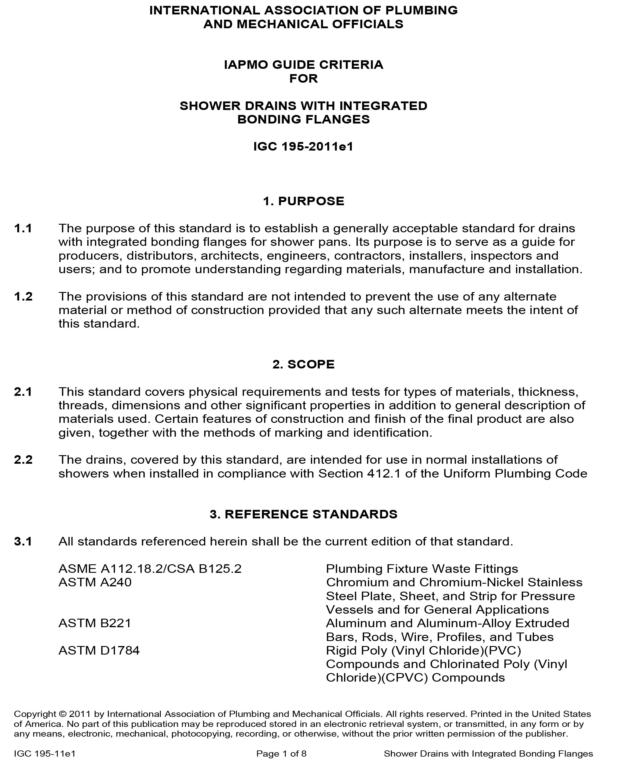 Standards PDF Cover Page