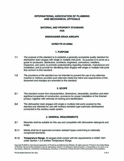 Standards PDF Cover Page