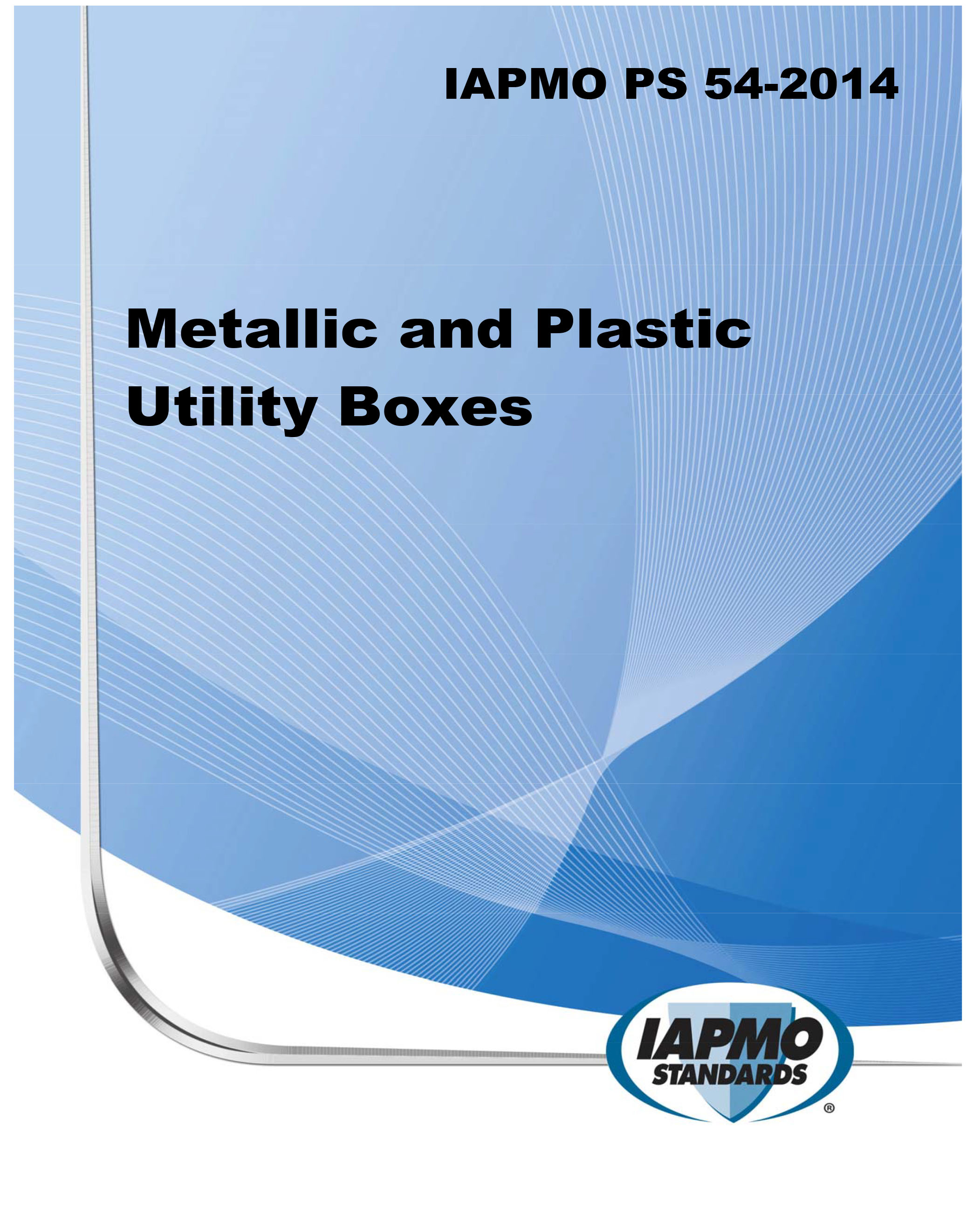 Standards PDF Cover Page