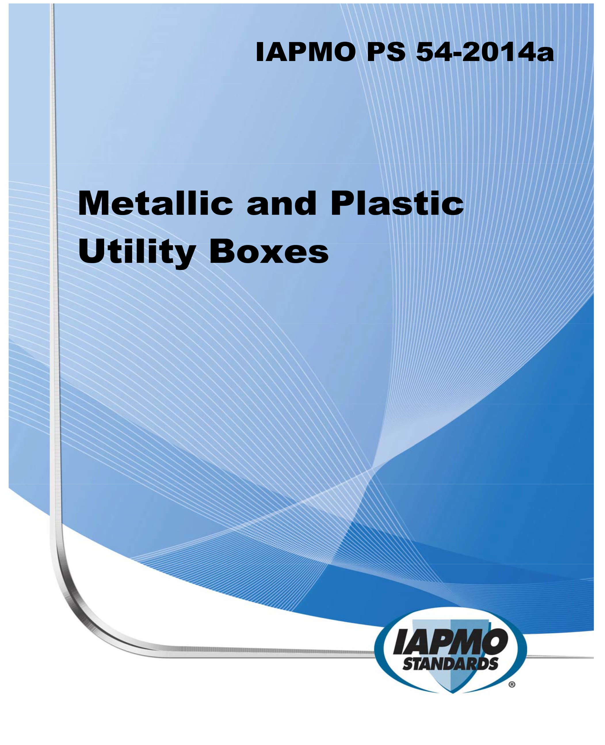 Standards PDF Cover Page