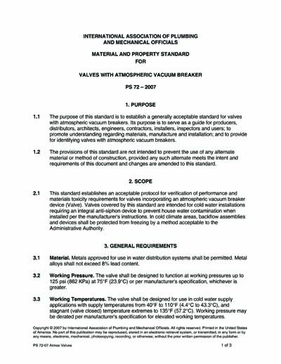 Standards PDF Cover Page