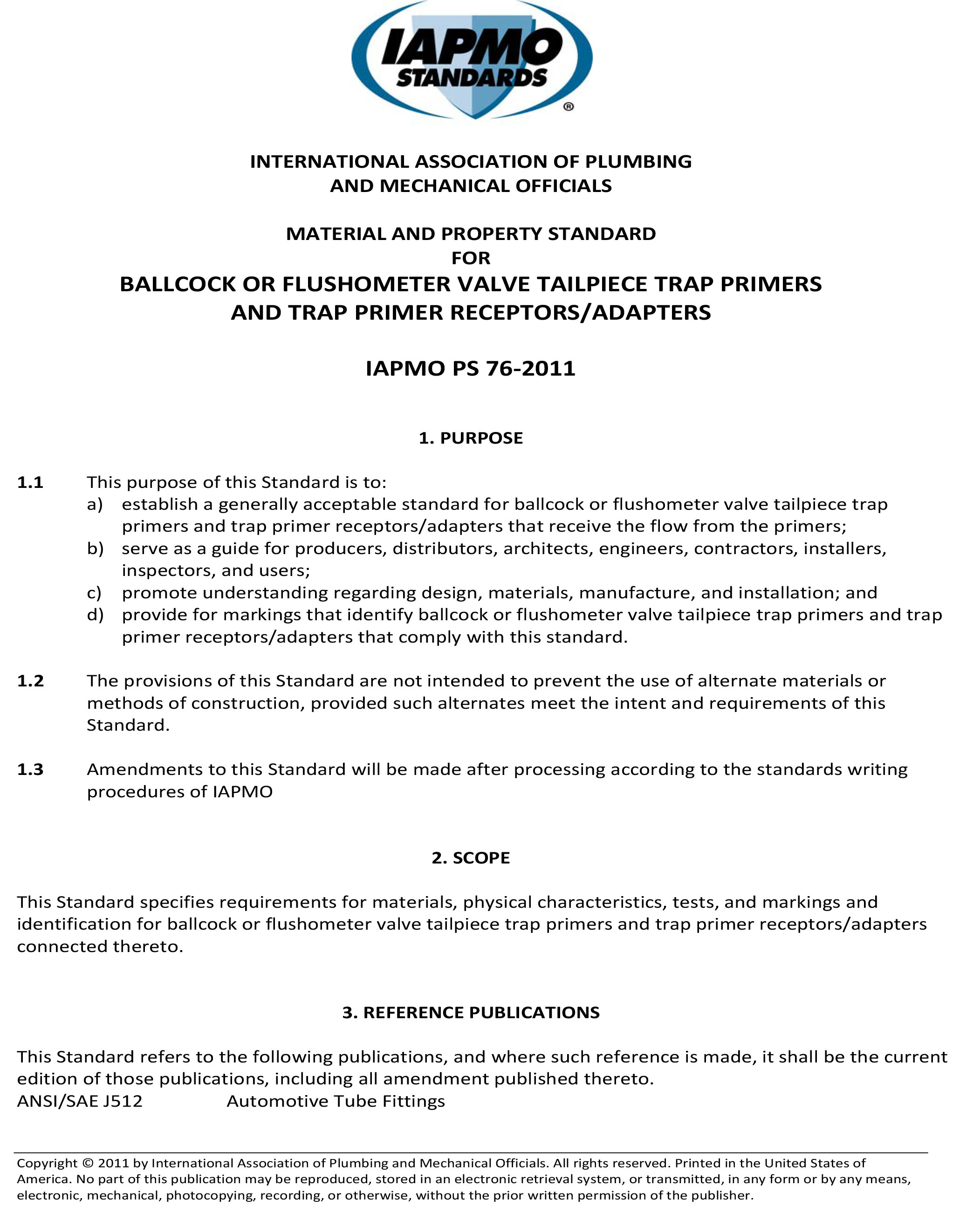 Standards PDF Cover Page