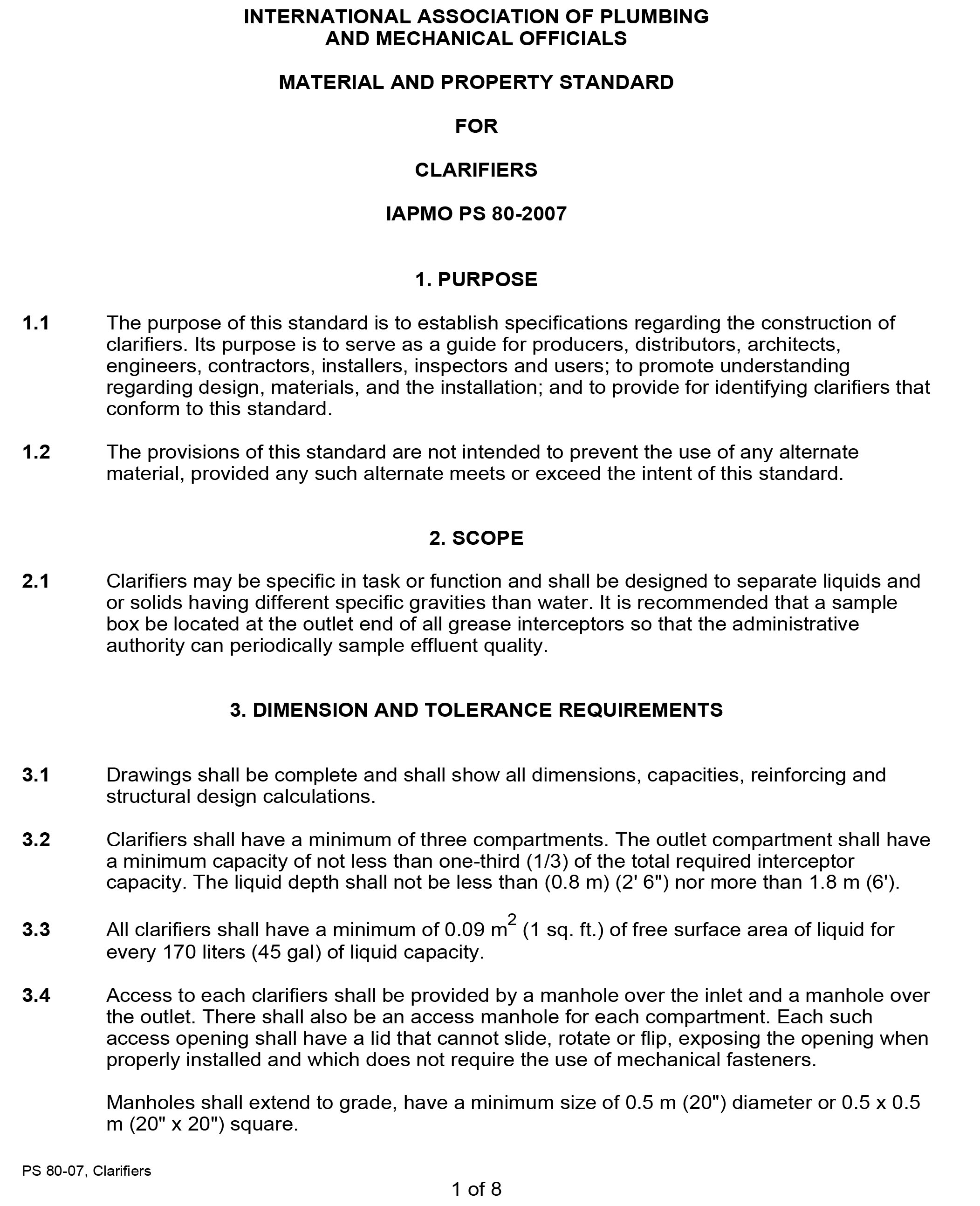 Standards PDF Cover Page