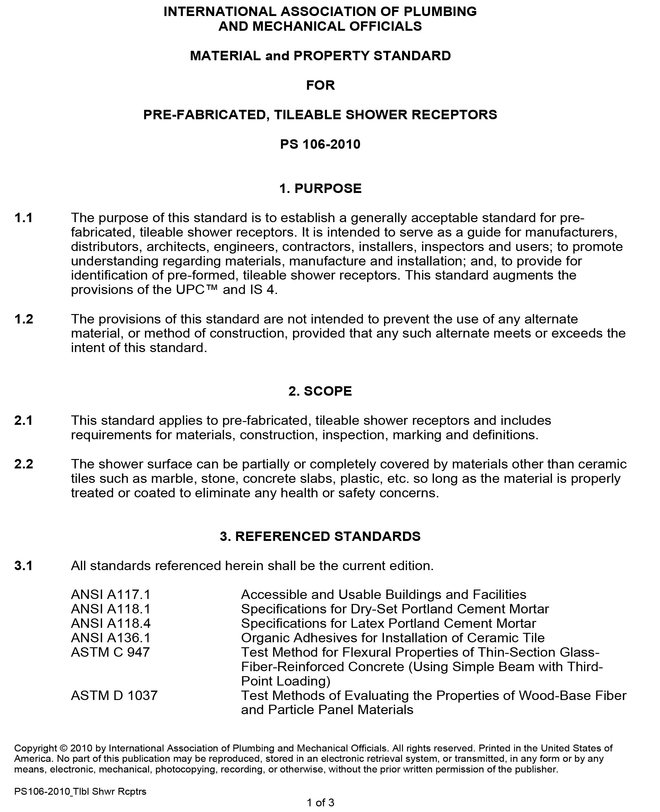 Standards PDF Cover Page