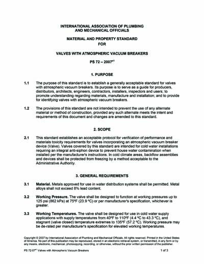 Standards PDF Cover Page