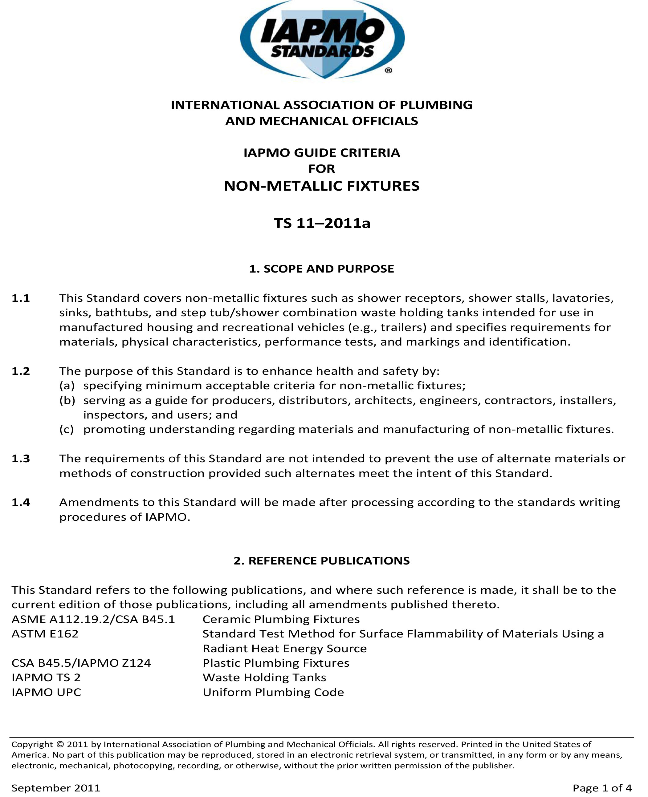 Standards PDF Cover Page