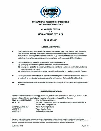 Standards PDF Cover Page