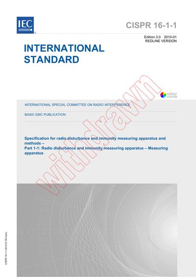 Standards PDF Cover Page
