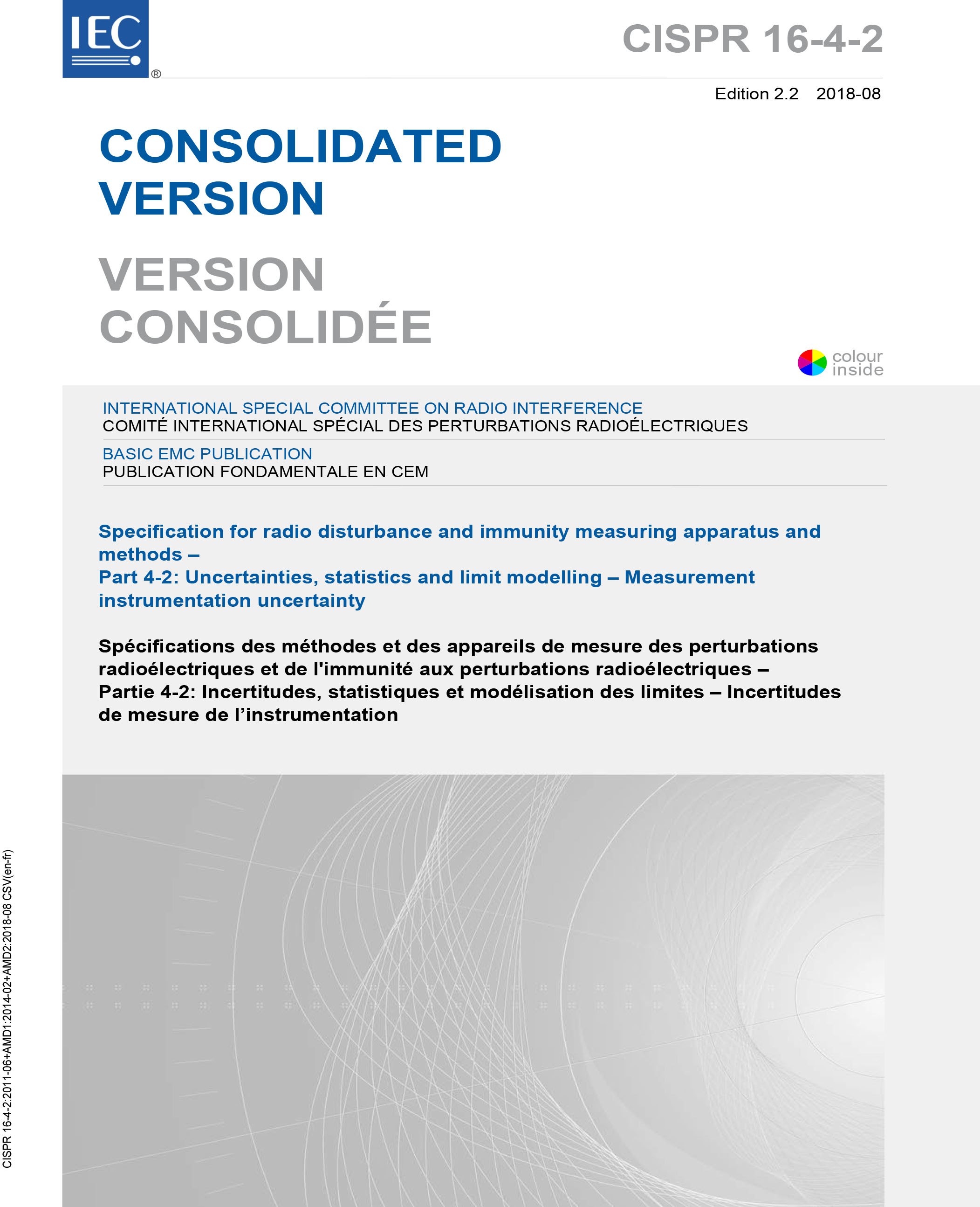 Standards PDF Cover Page