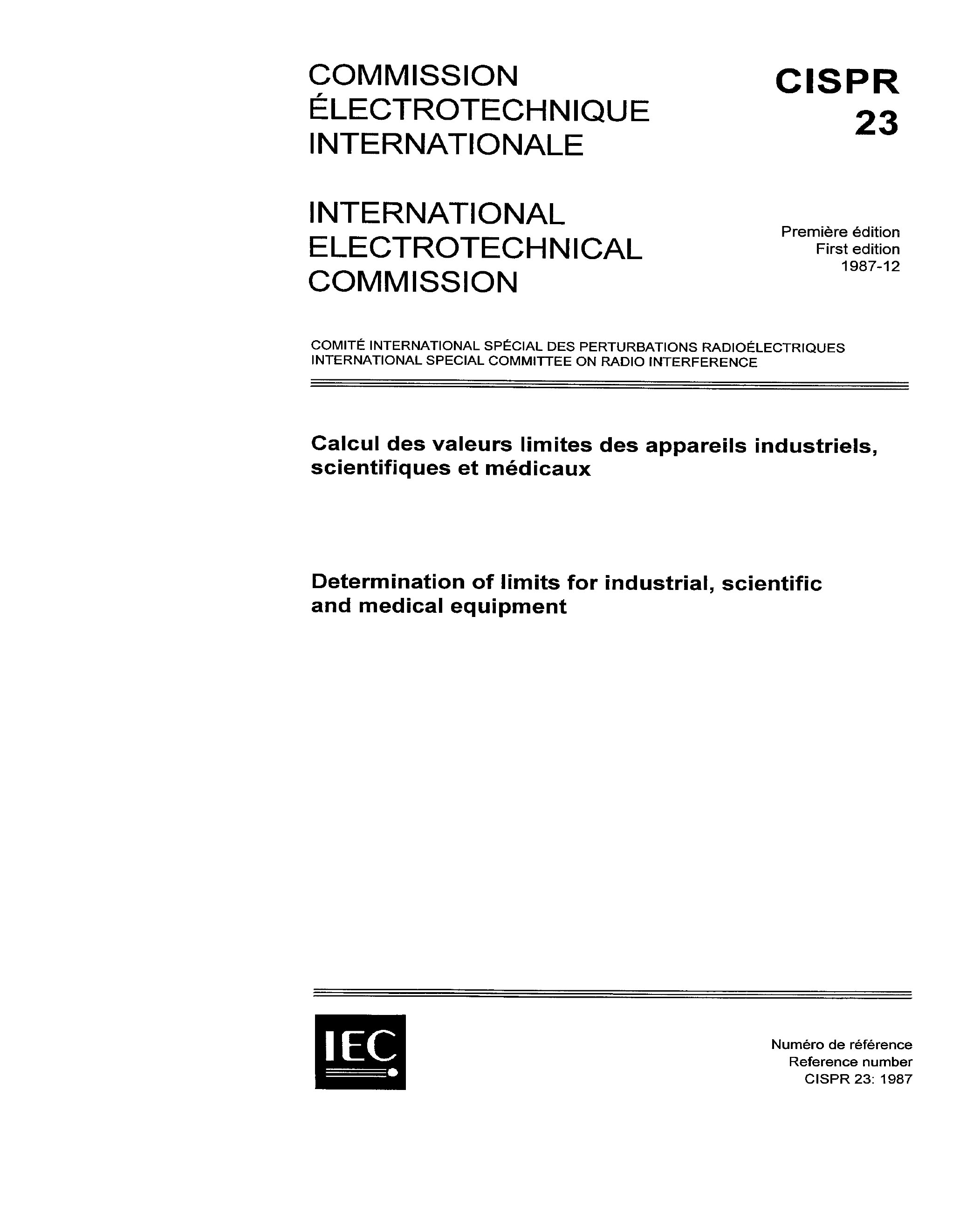 Standards PDF Cover Page