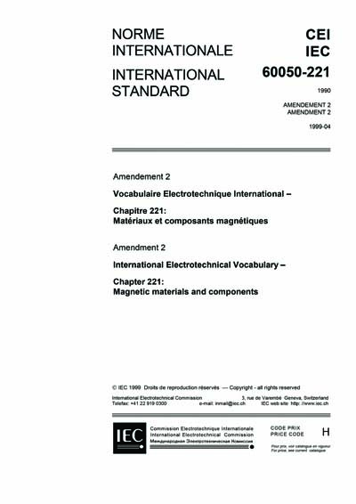 Standards PDF Cover Page