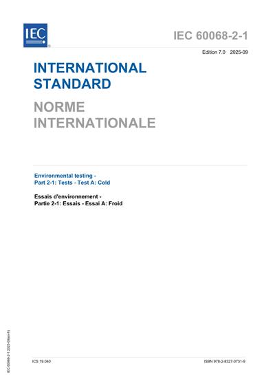 Standards PDF Cover Page