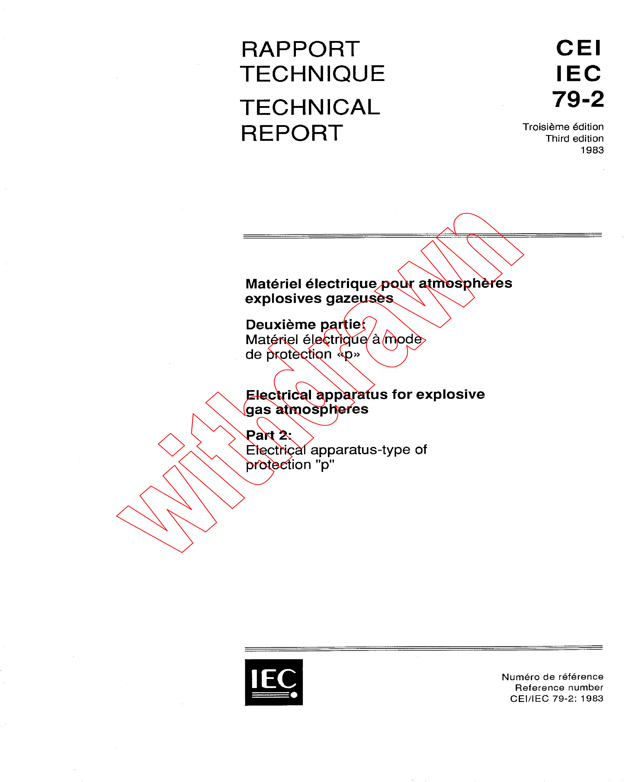 Standards PDF Cover Page