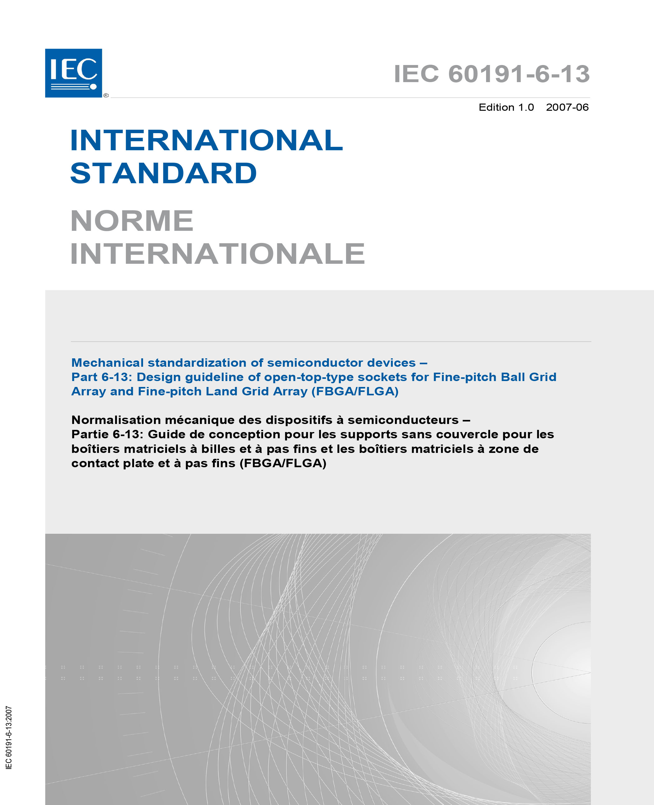 Standards PDF Cover Page