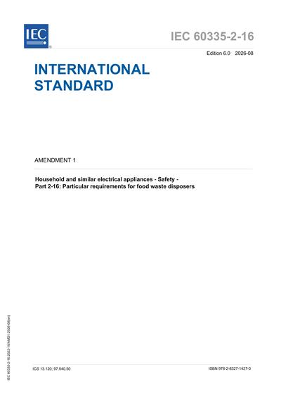 Standards PDF Cover Page
