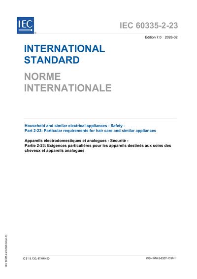 Standards PDF Cover Page