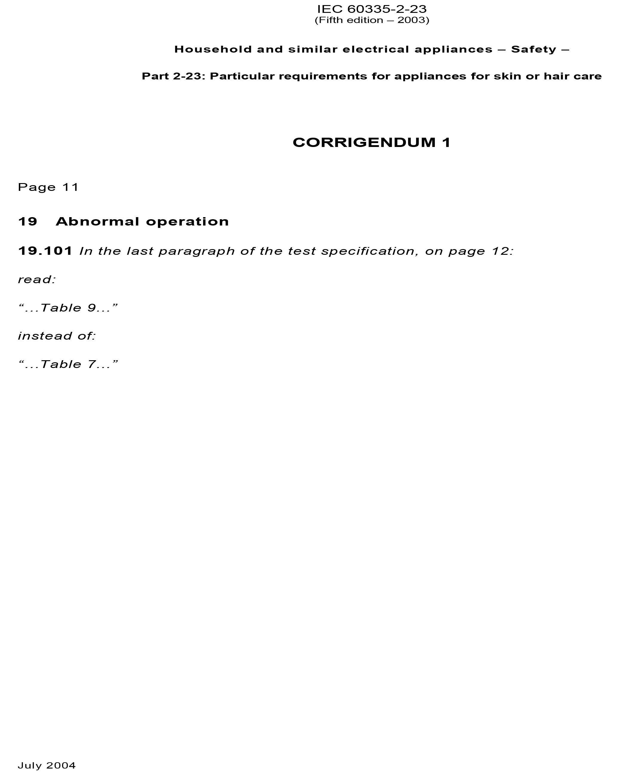 Standards PDF Cover Page