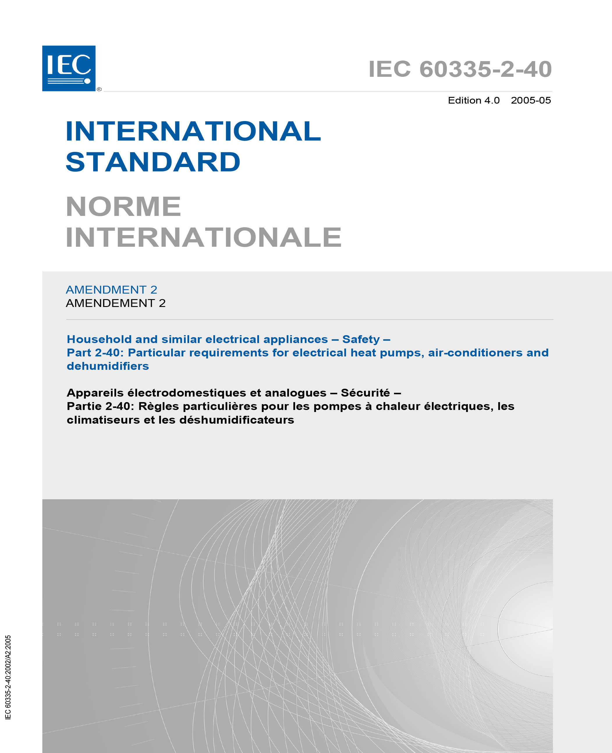 Standards PDF Cover Page