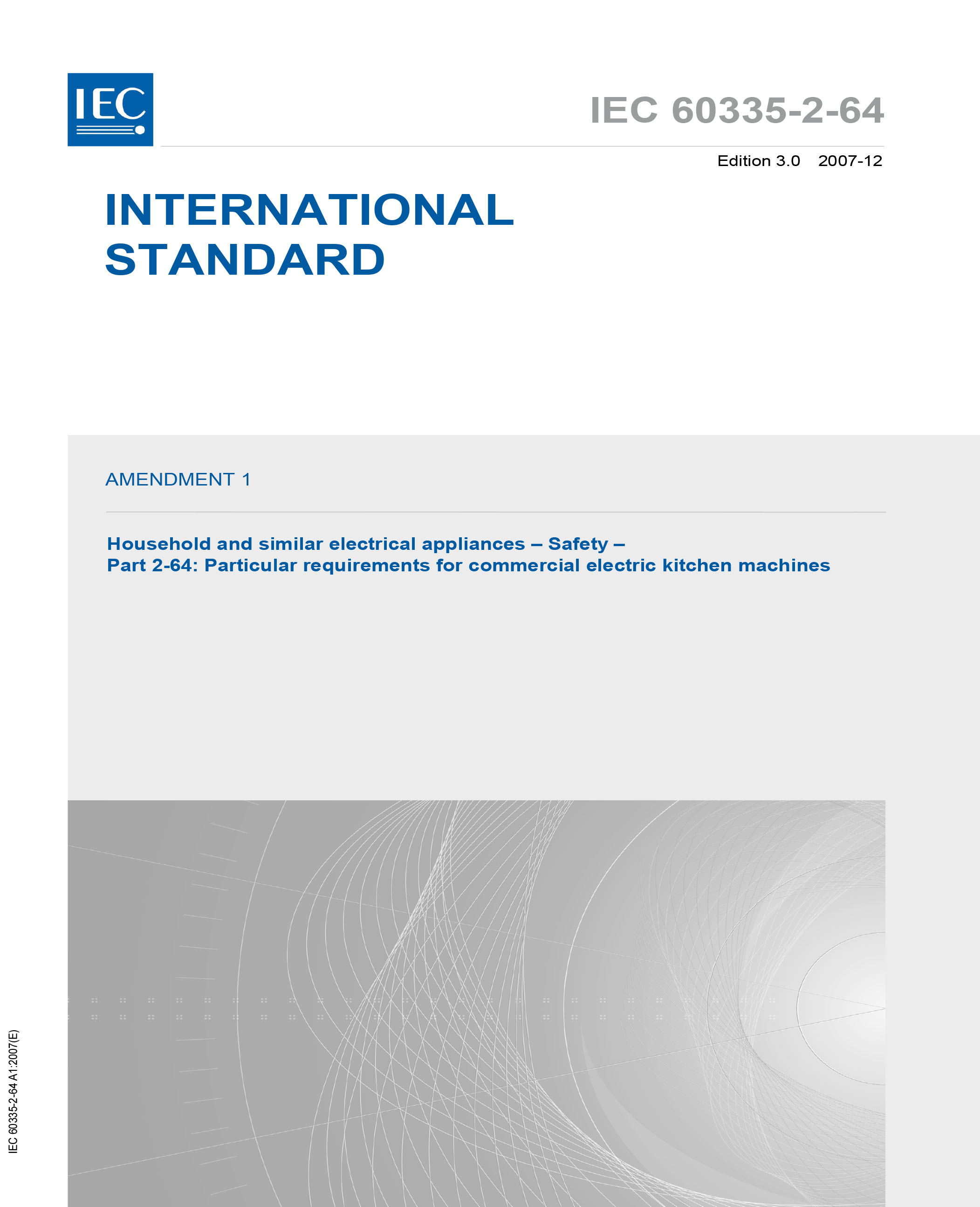 Standards PDF Cover Page