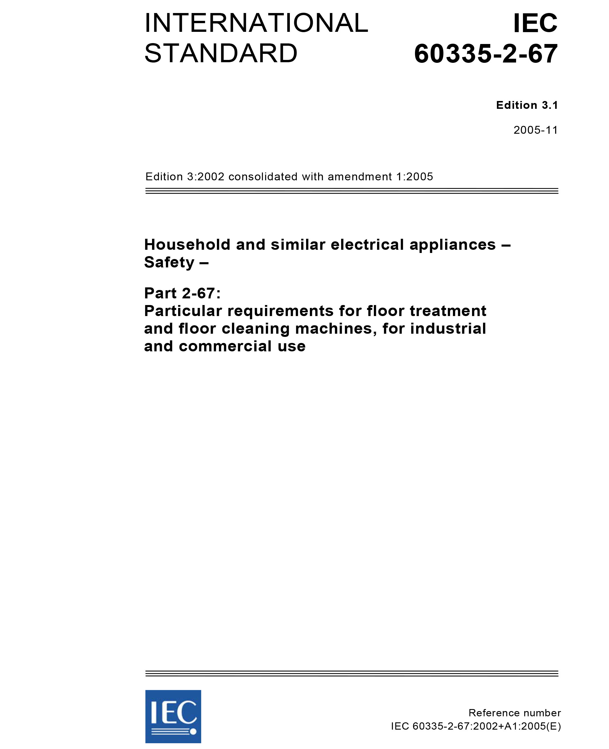 Standards PDF Cover Page