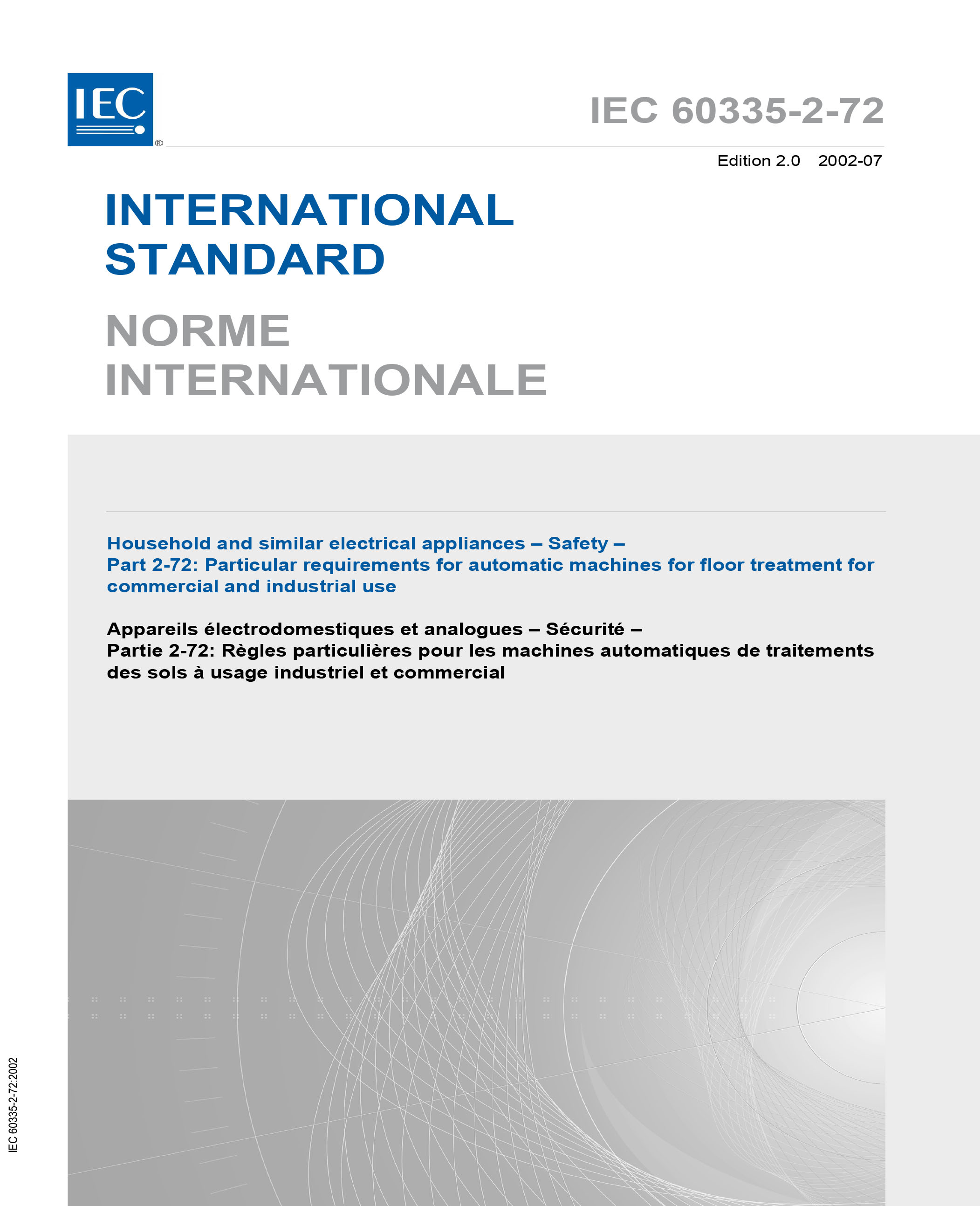 Standards PDF Cover Page