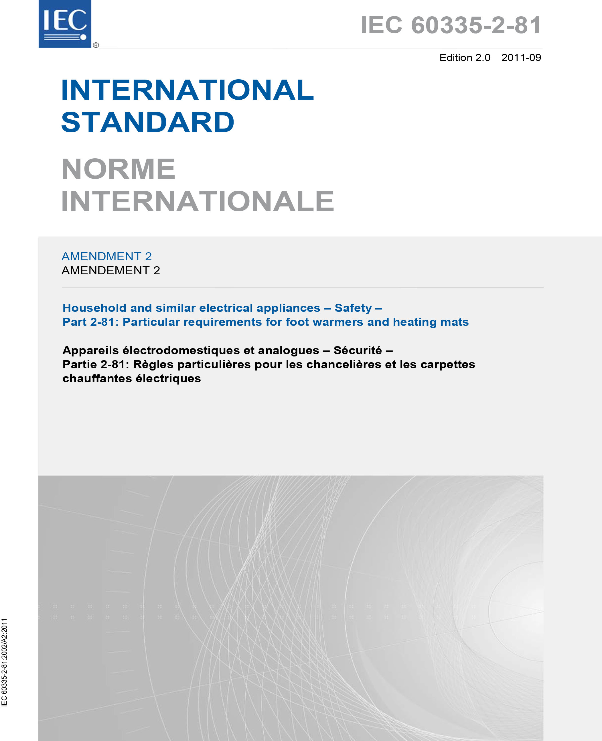 Standards PDF Cover Page