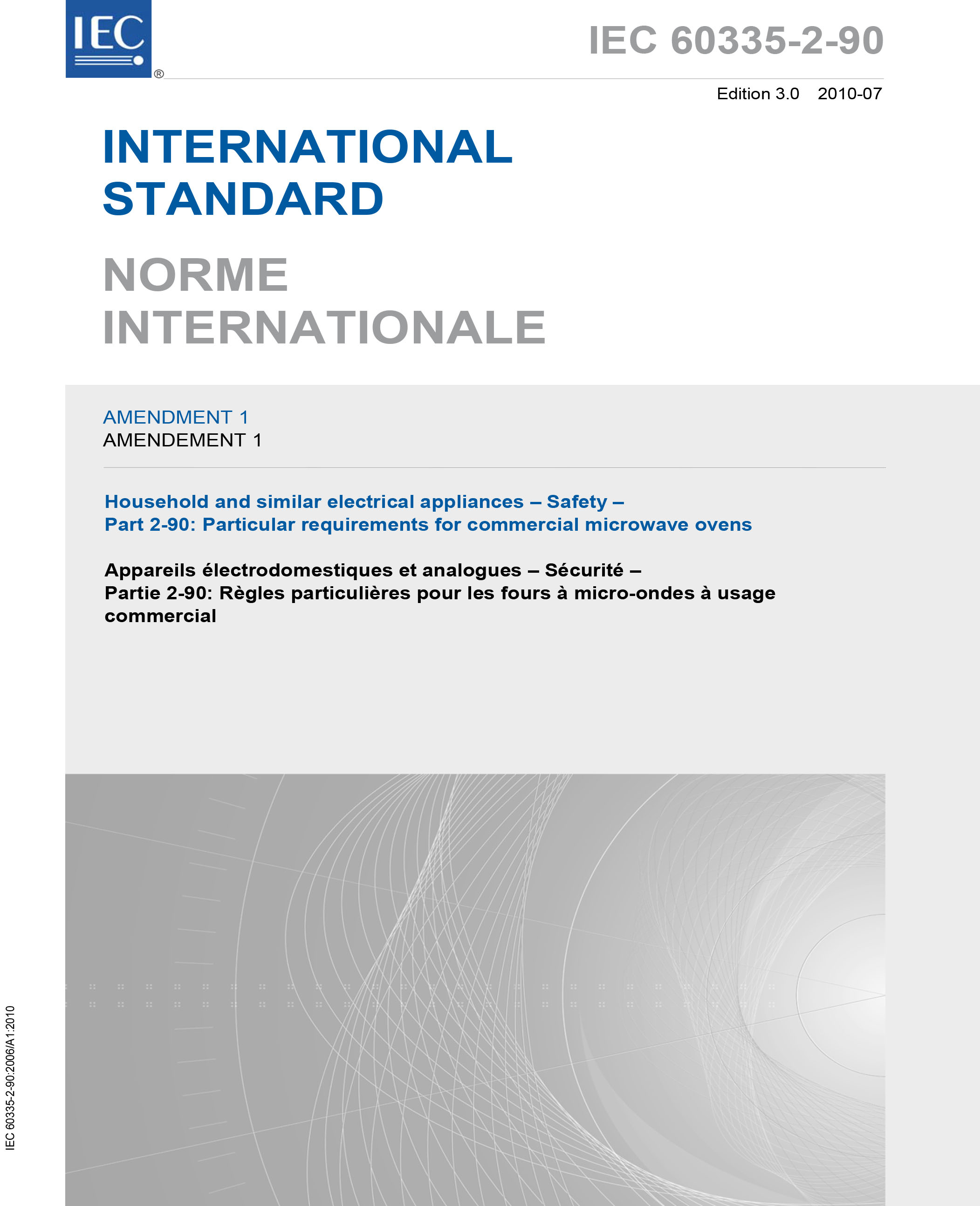 Standards PDF Cover Page