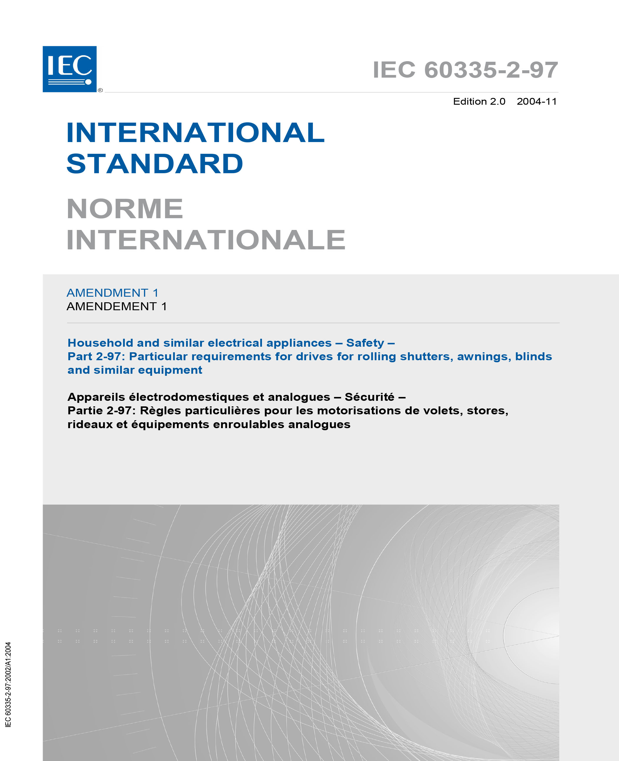 Standards PDF Cover Page