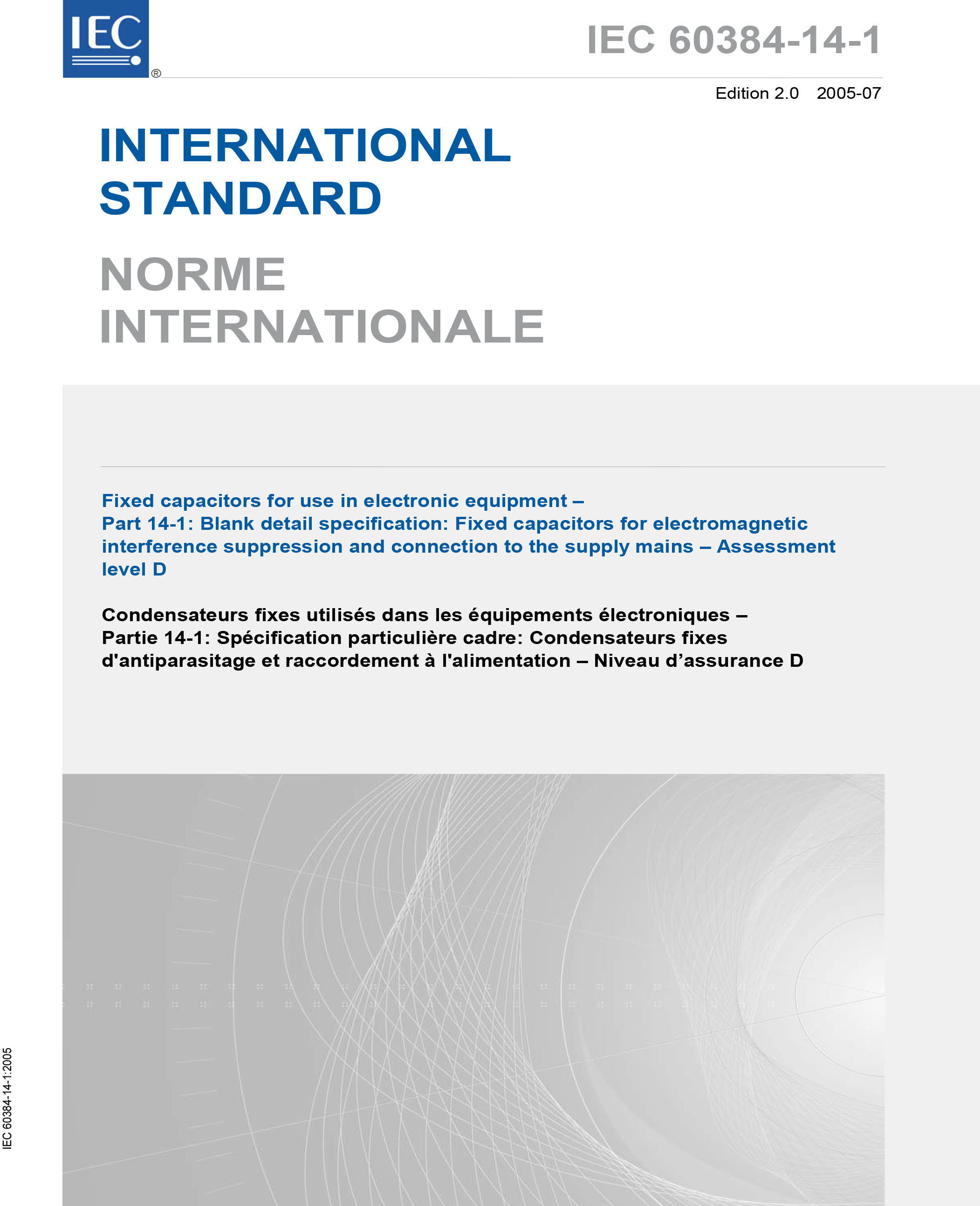 Standards PDF Cover Page