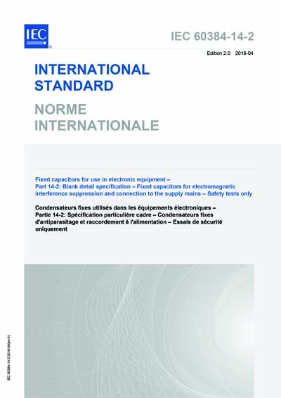 Standards PDF Cover Page
