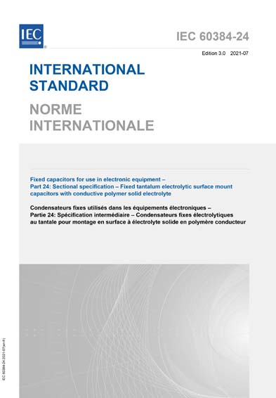 Standards PDF Cover Page