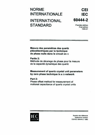 Standards PDF Cover Page