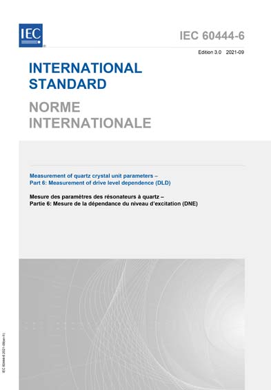 Standards PDF Cover Page