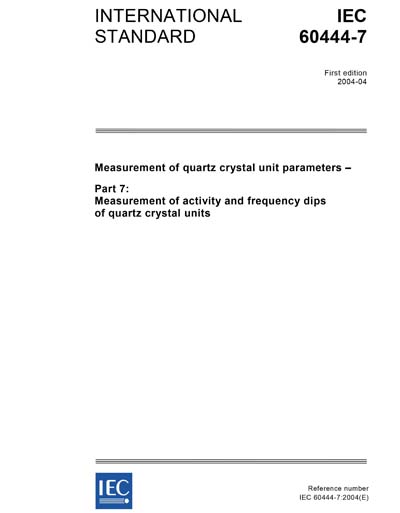 Standards PDF Cover Page