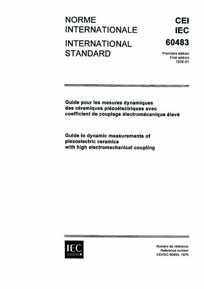 Standards PDF Cover Page