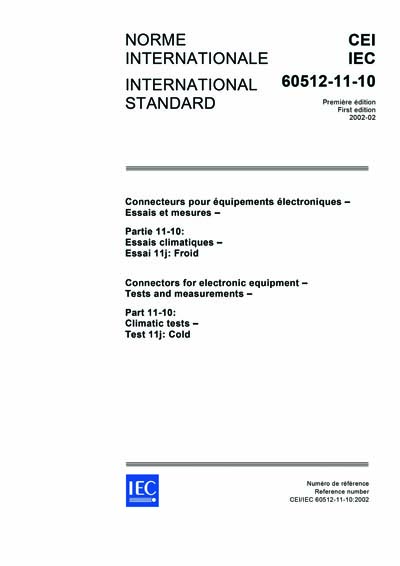 Standards PDF Cover Page