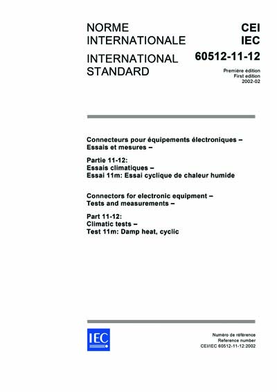 Standards PDF Cover Page