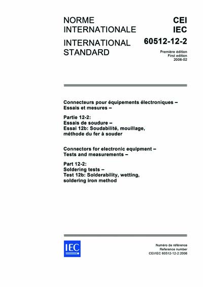 Standards PDF Cover Page