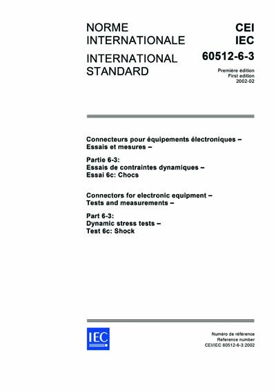 Standards PDF Cover Page