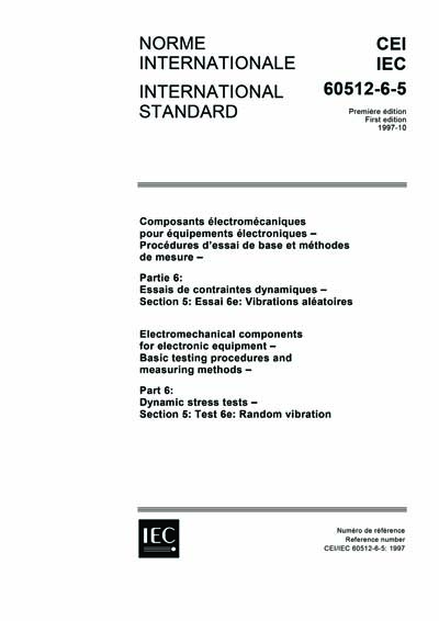 Standards PDF Cover Page