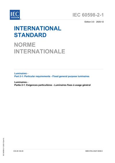Standards PDF Cover Page