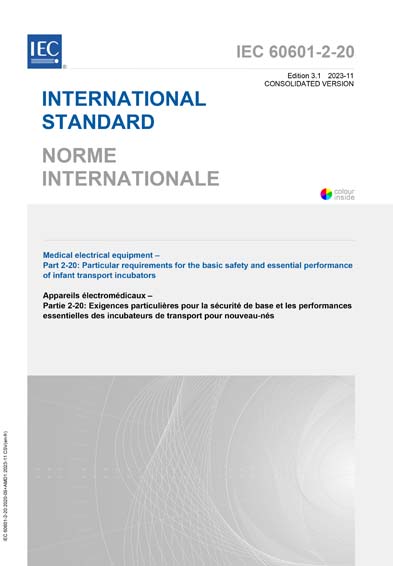 Standards PDF Cover Page